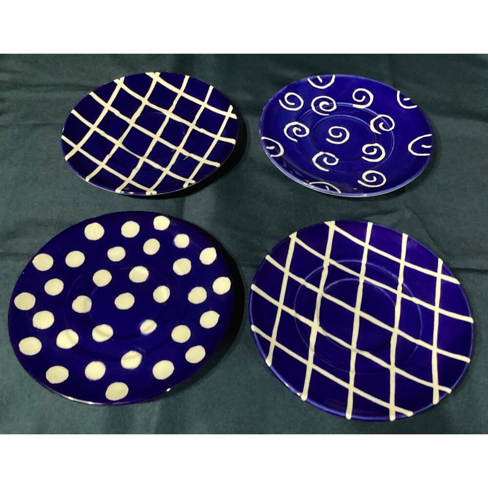 Set of 4 Pacific Rim Salad Dessert Plates 7.25”